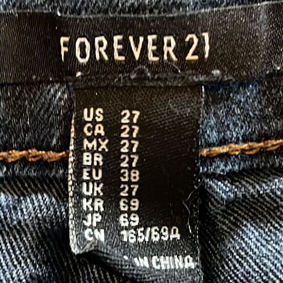 Womens’ Forever 21 Skinny High Rise Jeans Size 27 - Picture 5 of 6